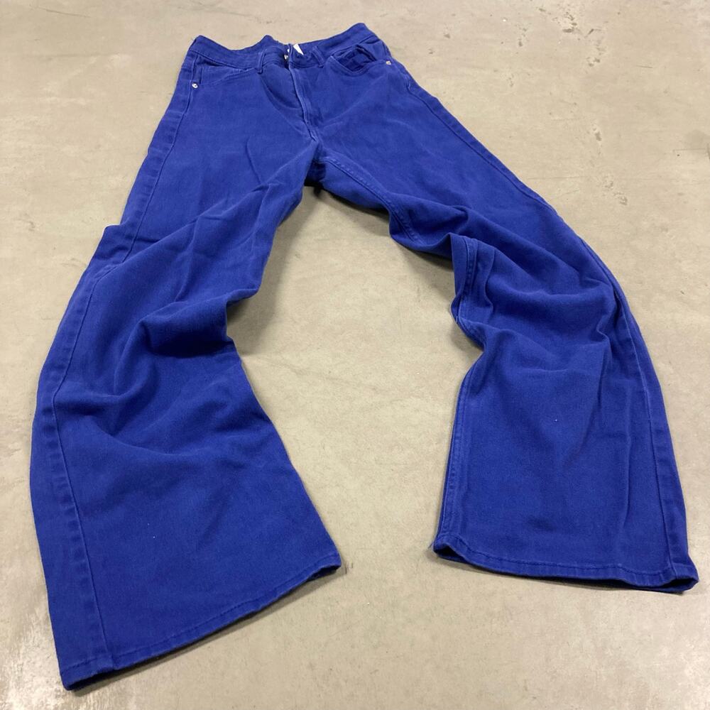 baggy y2k divided blue jeans 25x30